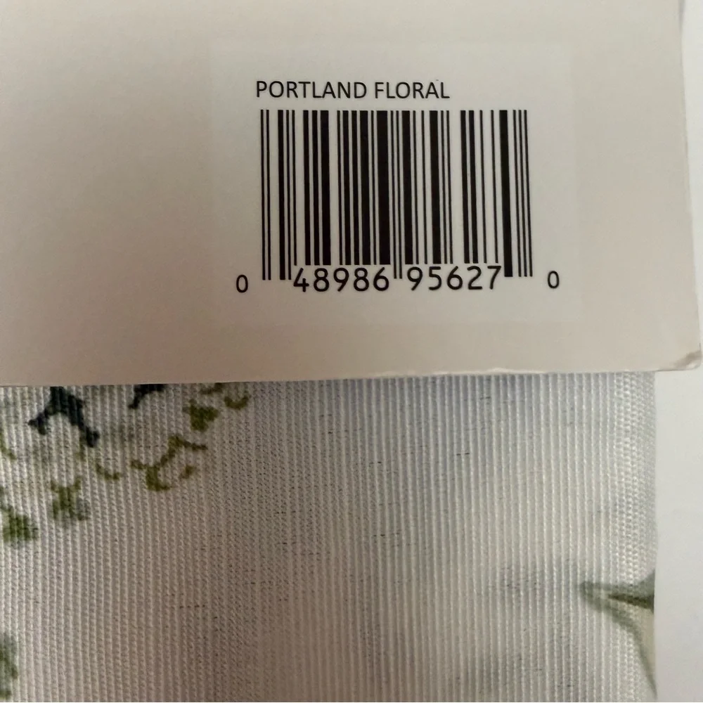 Laura Ashley Green Lilac Portland Floral Set of 2 Curtain Panels 38x96 in. NEW